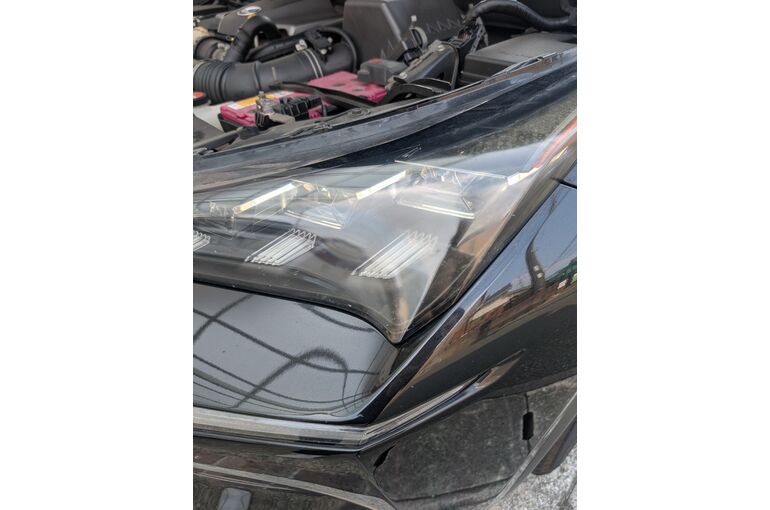 ヘッドライトの黄ばみ